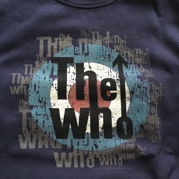 The Who Size L Thermal Waffle Knit Long Sleeve - Picture 3 of 4